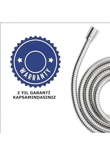 Stoneseries Lüks Duş Seti - 3 Farklı Püskürtmeli Full Krom Kaplama El Duşu + 170 cm Çift indirimleri