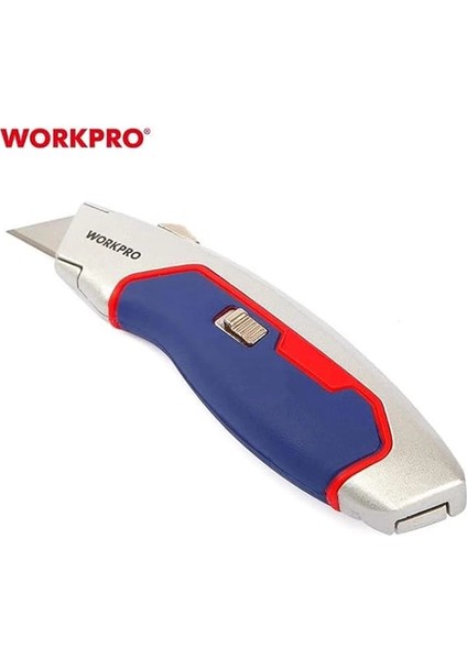 WP213011 Ağır Hizmet Alüminyum Gövde Geri Çekilebilir Rötuş Maket Bıçağı + 3 Adet Yedek fırsatları