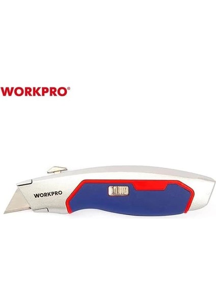 WP213011 Ağır Hizmet Alüminyum Gövde Geri Çekilebilir Rötuş Maket Bıçağı + 3 Adet Yedek indirimleri