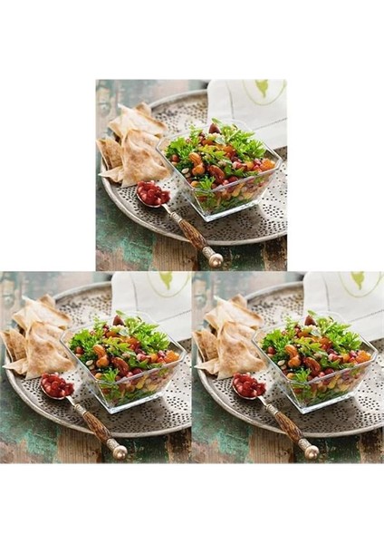 Karen Tekli Büyük Boy Salata Kasesi 3lü Paket