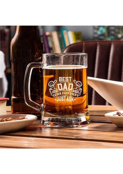 En Iyi Baba Tasarımlı Bira Bardağı