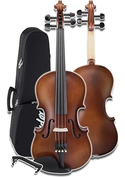 LMA-544TYS 1/2 Profesyonel Keman 2/4 Çocuk Kemanı 8-10 Yaş (Yastık Susturucu Yedek Tel Çanta modelleri