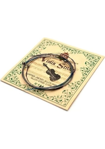 King Lion V134 Takım Keman Teli 0,25-0,72 Nikel Alaşımlı Çelik Çekirdekli