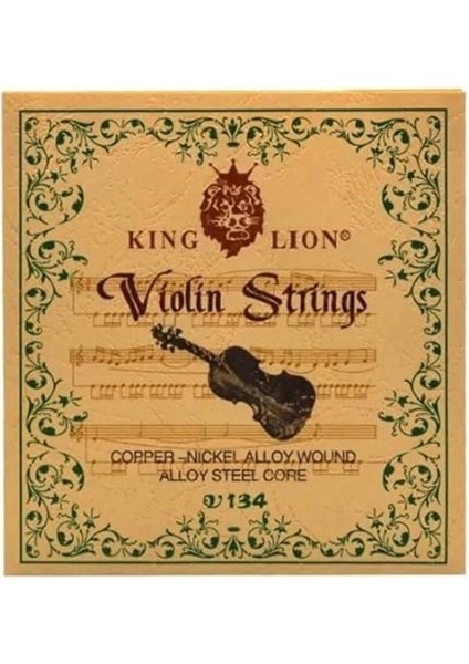 King Lion V134 Takım Keman Teli 0,25-0,72 Nikel Alaşımlı Çelik Çekirdekli fırsatları