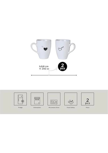 Pretty 2 Parça Mug Bardak modelleri