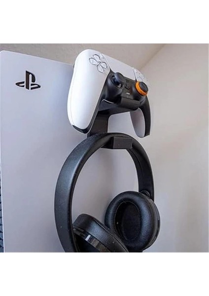 Ps5 Kulaklık ve Kol Standı [minimalist Tasarım] Sony Playstation 5 Için, Siyah fırsatları