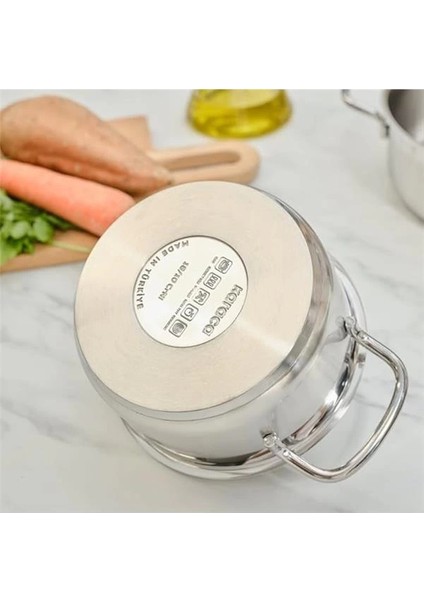 Belen 8 Parça Çelik Tencere Seti modelleri