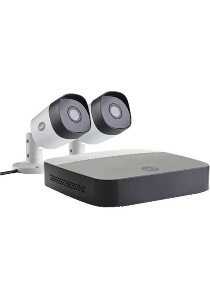 SV-4C-2ABFX-2 Smart Home Cctv Eco Set - Beyaz - 2 Kamera - Hd 1080P - IP67 - 20 M Gece Görüşü -