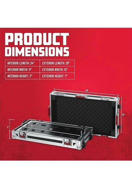 - Gövde G-Tour-Pb-Lgw Pedal Tahtası Gövdesi 24" x 11