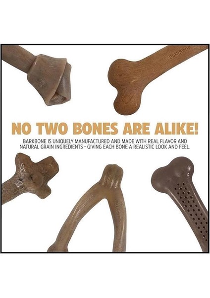 Barkbone Original Bacon Aromalı Bitmeyen Köpek Çiğneme Kemiği – Büyük Boy – Naylon Çubuk, Sağlıklı