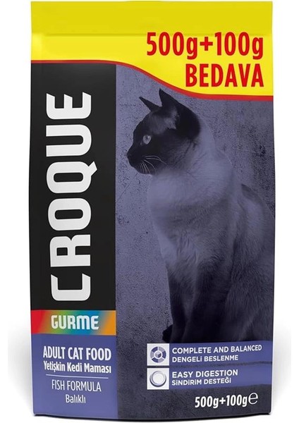 Gurme Yetişkin Kedi Maması 500+100GR