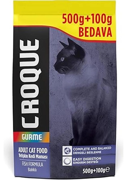 Gurme Yetişkin Kedi Maması 500+100GR fırsatları