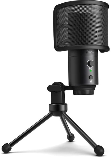 Mikrofon Pc Kondansatör, Tip A/c USB Mikrofon Mac Ps4 Ps5 Için, Standlı Mikrofon, Pop Filtre