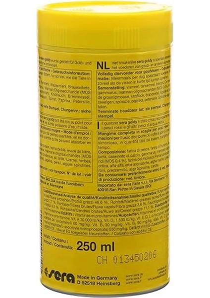 Sera Goldy Nature Japon Balığı Yemi 250 ml 60 gr modelleri