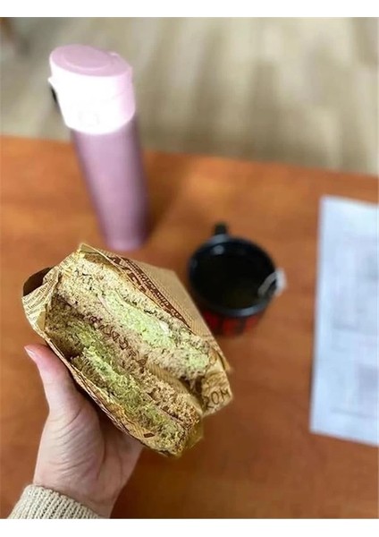 Vintage Gazete Desenli Yağlı Kağıt, Kendinden Desenli Mutfak Sunum Kağıdı, Yemek Sunumları