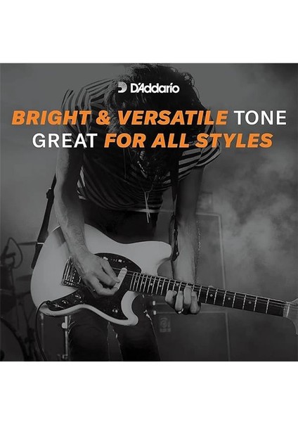 D'addario EXL116 Nikel Sargı Elektrikli Gitar Teli, Orta Üst/ağır Alt, 11-52, 3 Set (EXL116-3D) indirimleri