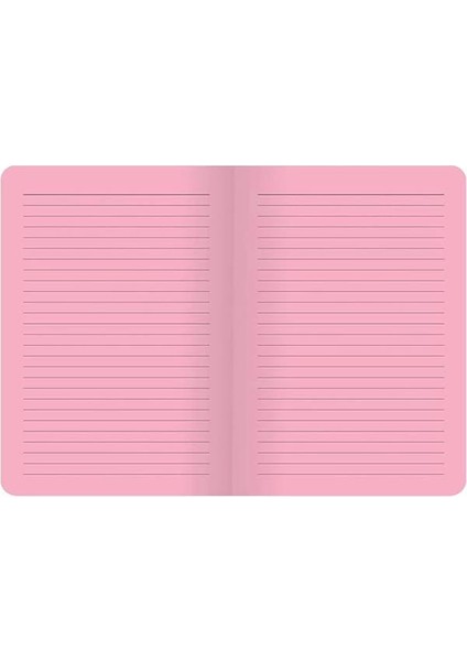 A5 80 Yaprak Renkli Sayfa Çizgili Defter, Pembe fırsatları