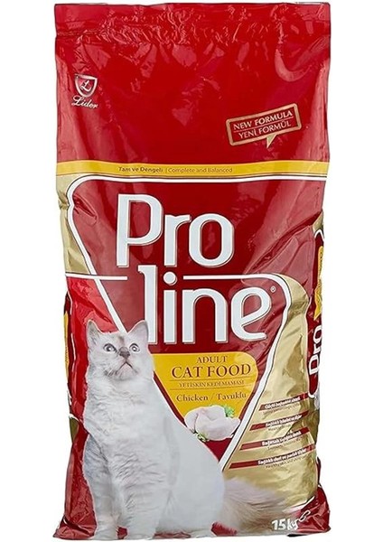Proline Tavuklu Yetişkin Kuru Kedi Maması 15 kg