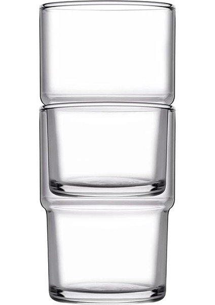 Pasabahce Hill Su Bardağı - 200 cc - 3'lü modelleri