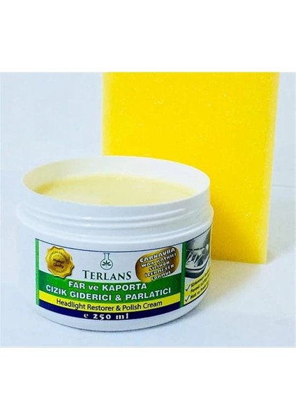 Uv Korumalı Far ve Kaporta Parlatıcı Çizik Giderici & Pasta Cila 250 ml Headlight Restorer indirimleri
