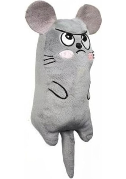 Peluş Kedi Oyuncağı Kedi Otlu Catnipli Gri 1 Adet fırsatları