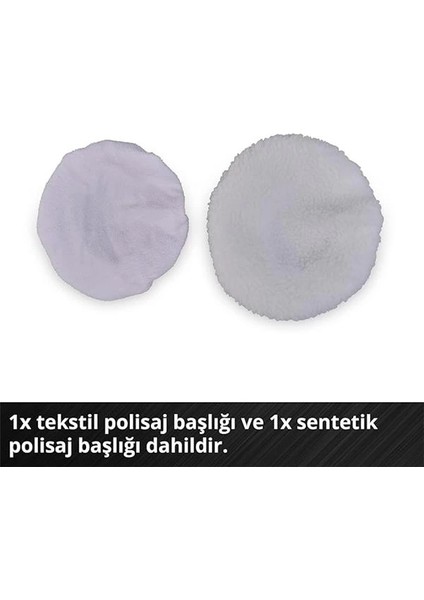 Akülü Polisaj Makinesi Ce-Cb 18/254 Li-Solo Power X-Change (18V, 2.500 Devir/dk, Açma/kapama