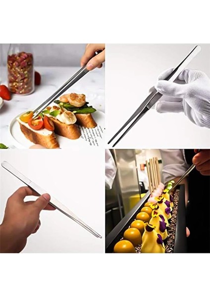 Fansh 304 Paslanmaz Çelik Mangal Cımbızı, Profesyonel Mutfak ve Uzun Saplı Gıda Cımbızı, Çok fiyatları