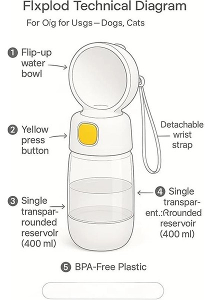 Ikili Katlanabilir Evcil Hayvan Mama Kabı ve Standı Taşınabilir Silikon Mama ve Su Kabı