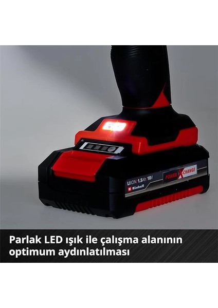 Te-Cd 18/35 Li (1x1,5 Ah), Akülü Vidalama