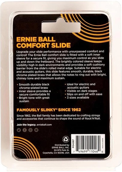 Ernie Ball Comfort Kaydırak - Küçük
