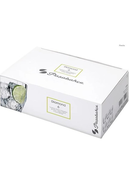 Pasabahce Diamond Su Bardağı, Sade, 275 Ml, 6 Parça fırsatları