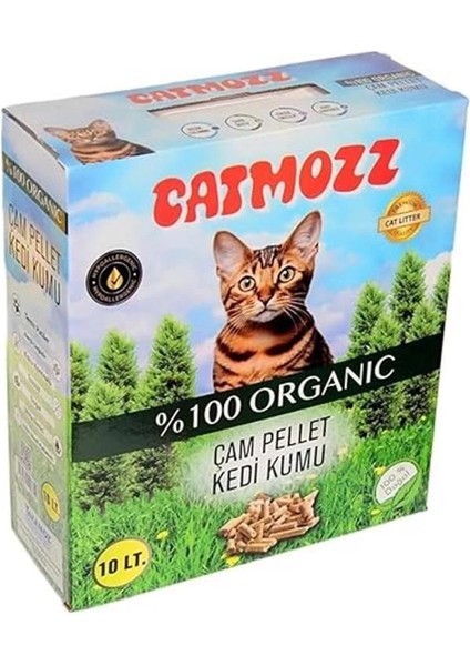 Hipoalerjenik Doğal Organik Çam Peleti Kedi Kumu 10 Lt modelleri