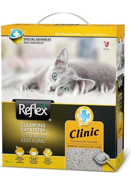 Klinik (Özel Formüllü Tanecikler) Topaklanan Kedi Kumu 10 Lt fiyatları