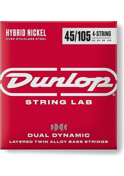 Dunlop - Bas Teli - Hibrit Nikel 45-105
