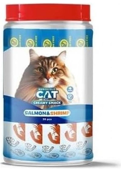 Cat Sıvı Kedi Ödülü Somon-Karides 30X15 gr fırsatları