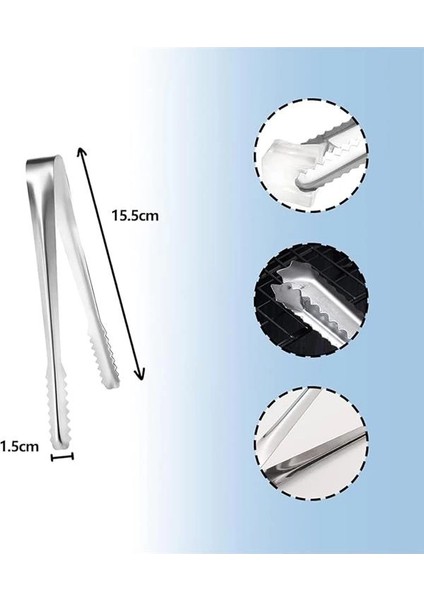 5 Parça Maşa Set,makarna,salata,şeker,buz Maşası indirimleri