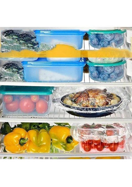 100 Adet Tencere,tabak Bonesi,tek Kullanımlık Dayanıklı Lastikli Poşet,tabak ve modelleri