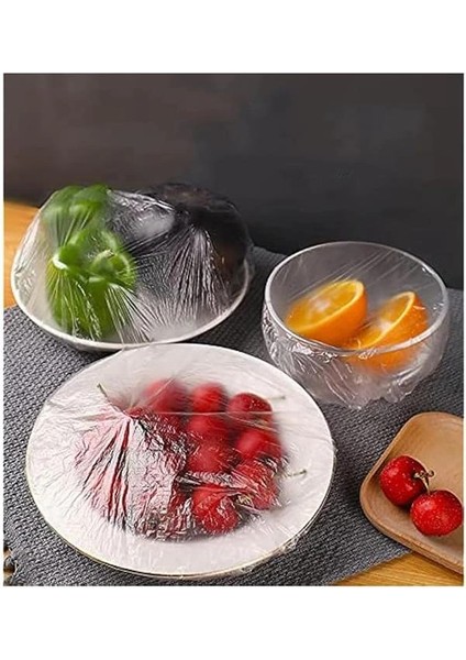 100 Adet Tencere,tabak Bonesi,tek Kullanımlık Dayanıklı Lastikli Poşet,tabak ve indirimleri