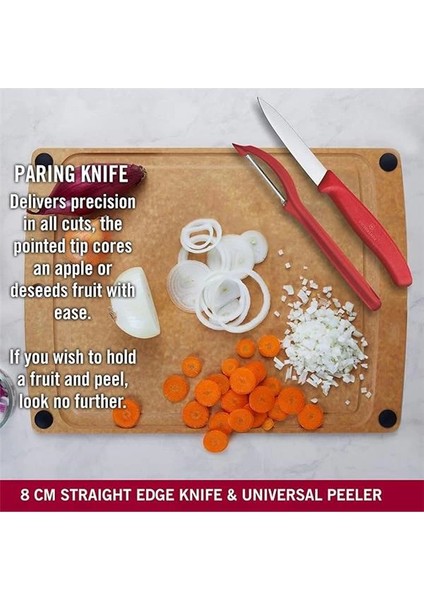 6.7111.31 Kırmızı Soyma Seti, 3 Parça fırsatları