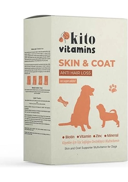 Skin & Coat Köpekler Için Tüy Sağlığını Destekleyici Multivitamin