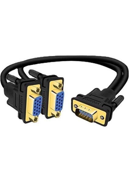 V401 VGA To 2 VGA Çoklayıcı Splitter Y Kablo