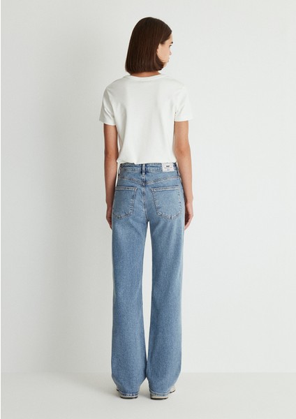 Victoria Mavi Premium Puslu Açık Mavi Jean Pantolon 101072-88212