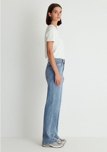 Victoria Mavi Premium Puslu Açık Mavi Jean Pantolon 101072-88212