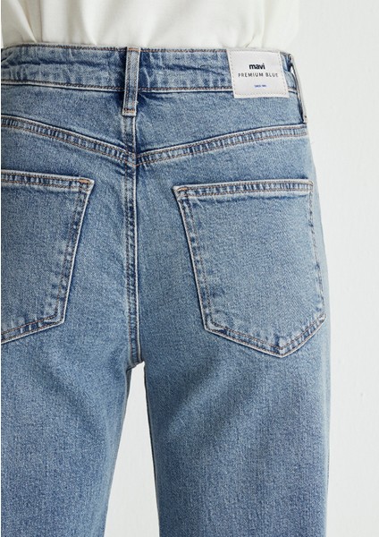 Victoria Mavi Premium Puslu Açık Mavi Jean Pantolon 101072-88212