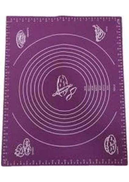 001 Büyük Boy Silikon Hamur Açma Matı 60X45 cm indirimleri