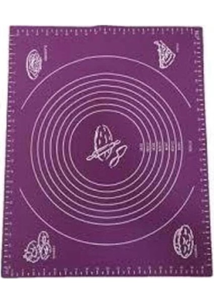 001 Büyük Boy Silikon Hamur Açma Matı 60X45 cm