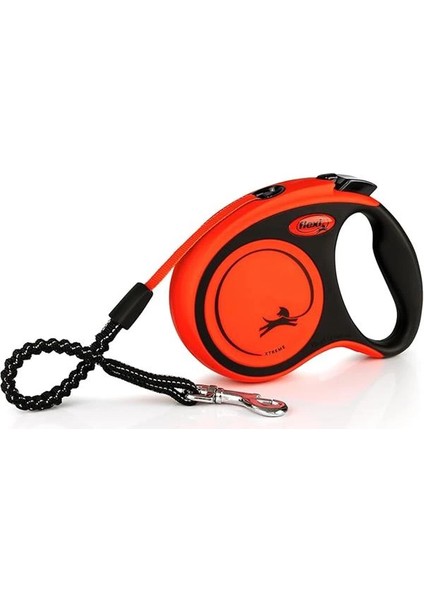 Flexi Geri Çekilebilir Kurşun Xtreme Bant Tasması Turuncu - S