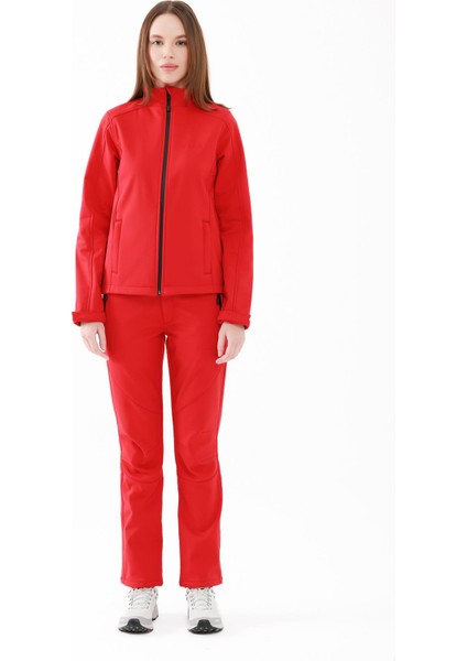 Splint Kadın Softshell Mont Kırmızı