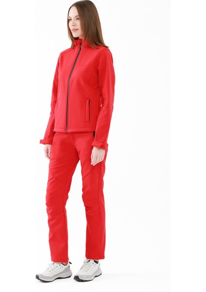 Splint Kadın Softshell Mont Kırmızı