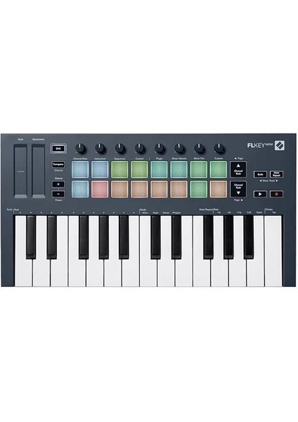 Flkey Mini — Taşınabilir 25 Tuşlu, Usb, Müzik Prodüksiyonu Için Fl Studio Entegrasyonlu